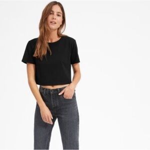 Everlane Crop Cotton Tee